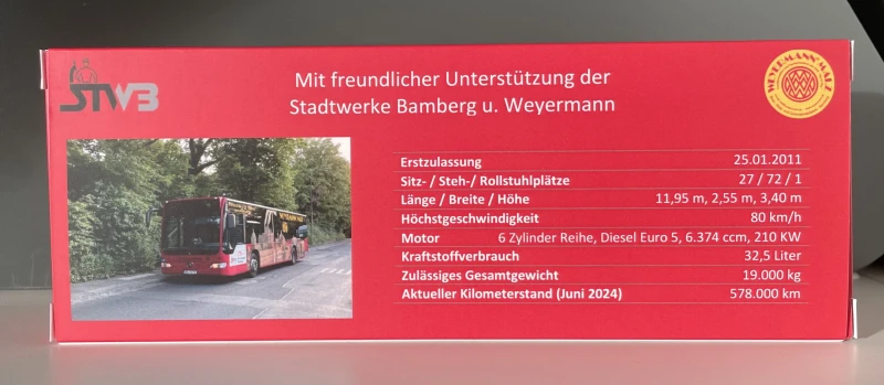 Stadtwerke Bamberg Citaro Facelift, Weyermann, 2. Wahl